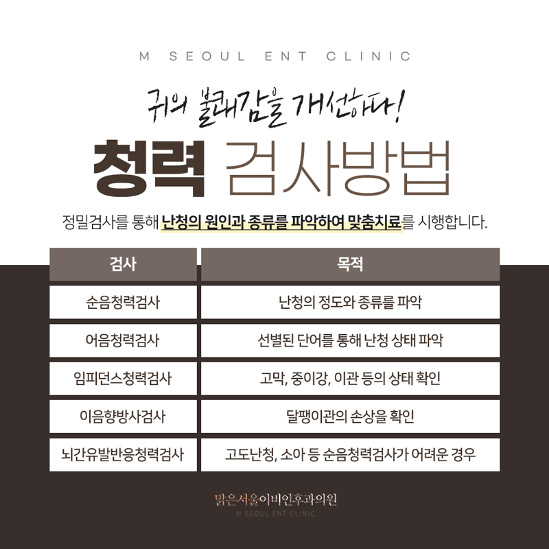 의정부 이명 갑작스럽게 찾아오는