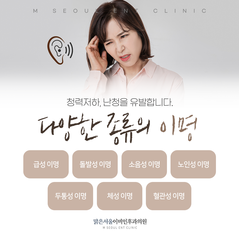 남양주 이명 갑작스럽게 찾아오는