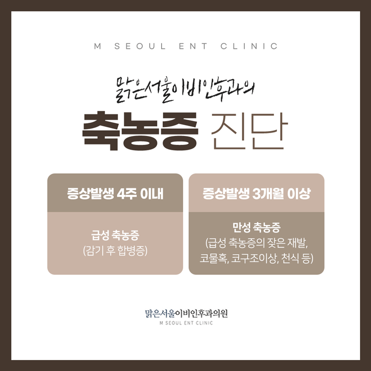 의정부부비동염 방치하지 않도록