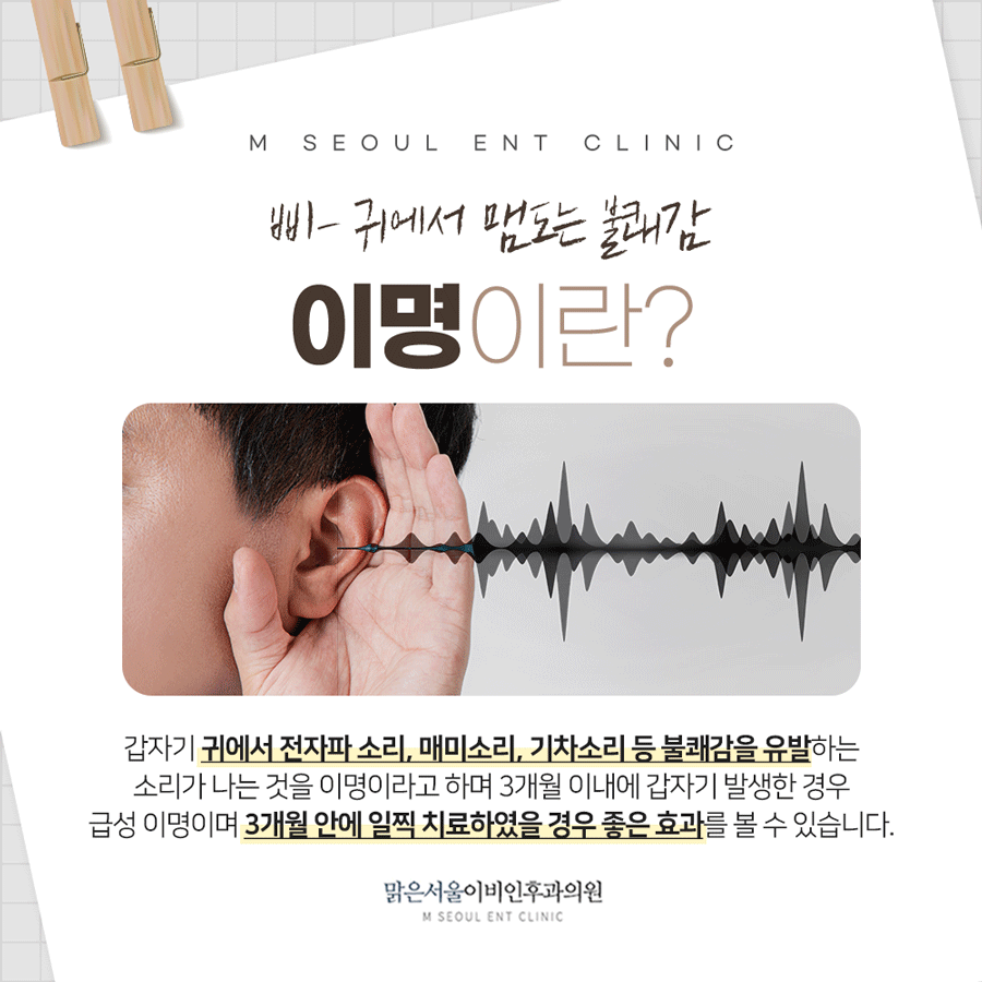 양주 이명 참을 수 없다면