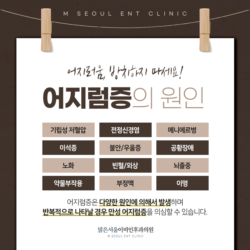 의정부어지러움 계속되는 증상에