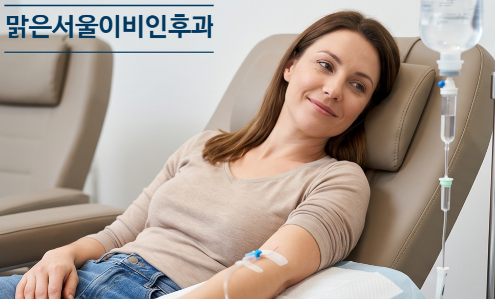 [구리이비인후과] 수액치료가 효과가 있나요?