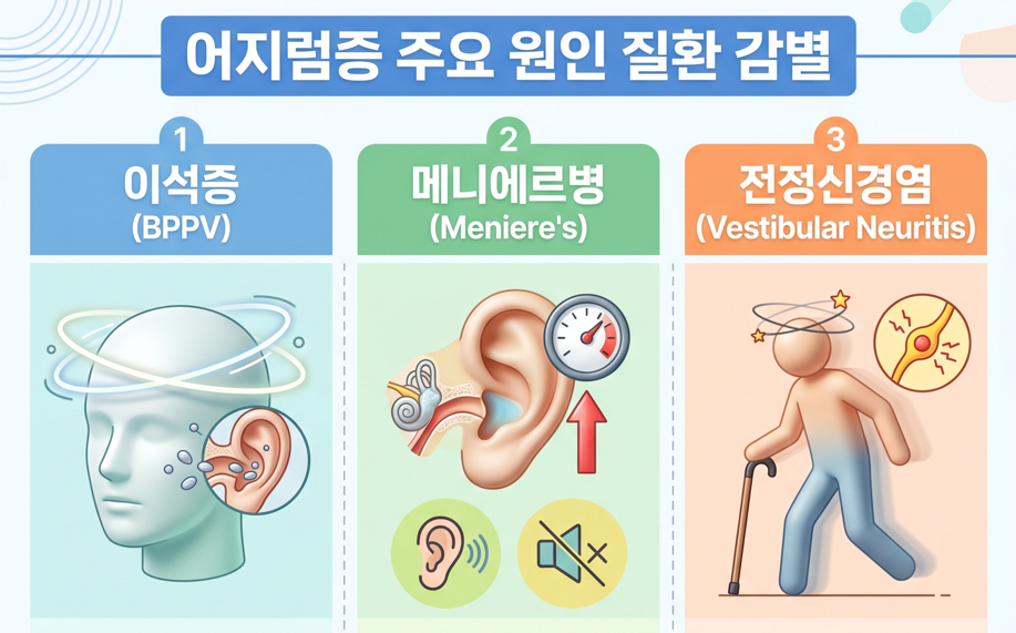 [의정부이비인후과] 자고 일어났을 때 머리가 핑 도는 어지러움, 의정부 이비인후과 이석증 검사가 필요한 이유
