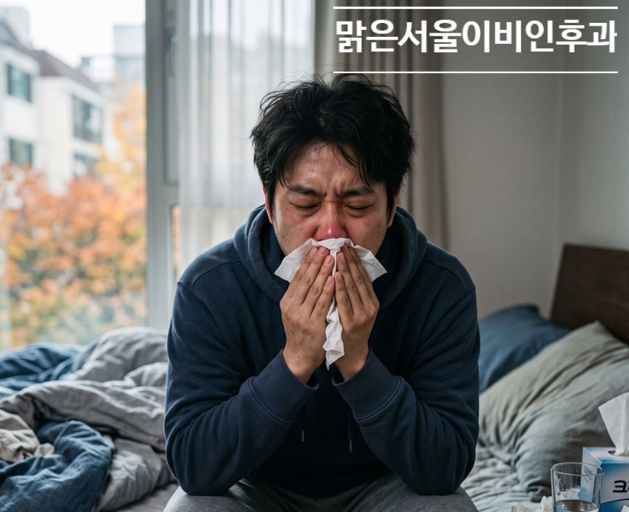 [민락동이비인후과] 아침마다 콧물·재채기 심하다면? 가을 알레르기 비염 검사 및 치료