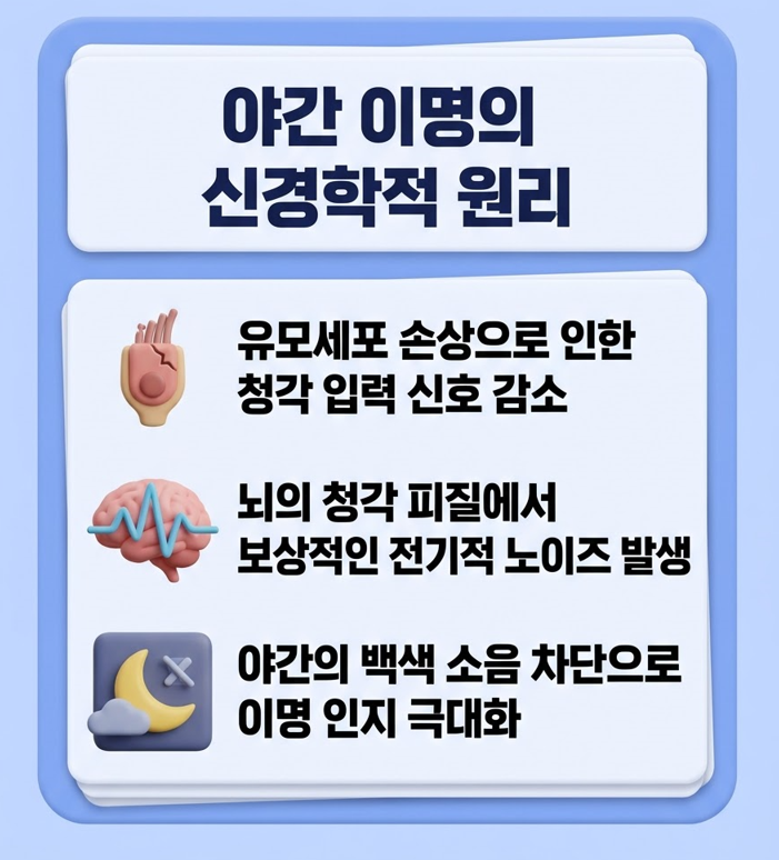 [포천이비인후과] 조용한 밤에만 귀에서 삐- 소리 난다면, 이명 원인 알아보기