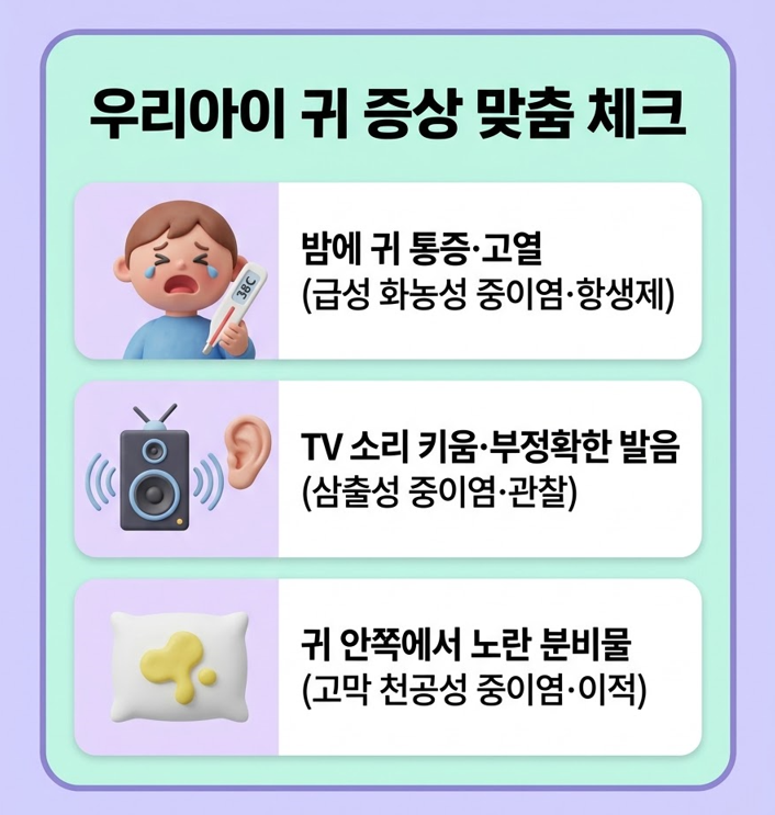 [별내이비인후과] 감기만 걸리면 중이염 반복되는 우리 아이, 원인부터 짚어봐야 해요
