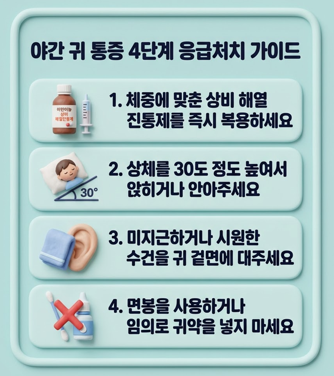 [진접이비인후과] 명절 연휴에 아이가 갑자기 귀 아프다 할 때, 병원 문 닫았을 때 대처법