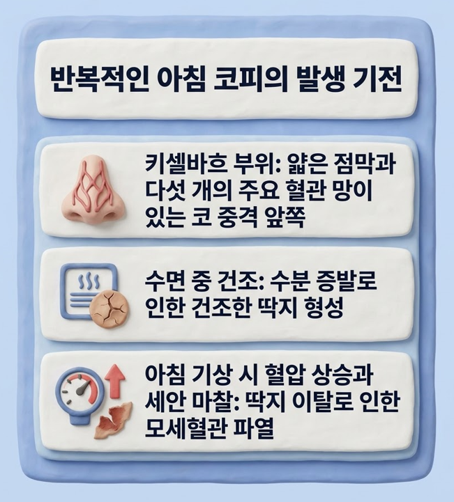 [다산이비인후과] 아침마다 코피 난다면 단순 건조함 아닌 다른 원인일 수도