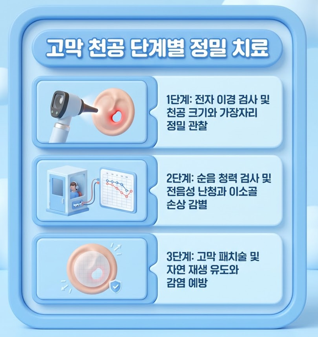 [구리이비인후과] 귀 청소하다 '뻥' 소리 나고 아프다면, 고막 손상 의심