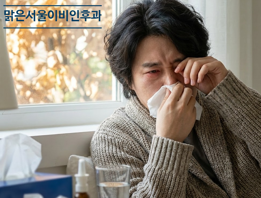 [별내이비인후과] 아침저녁 재채기·맑은 콧물, 감기 아닌 가을철 알레르기 비염일 수 있어요