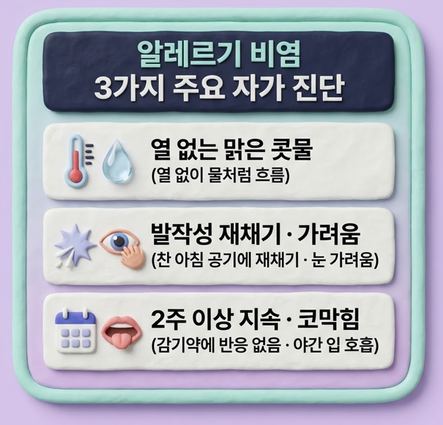 [별내이비인후과] 아침저녁 재채기·맑은 콧물, 감기 아닌 가을철 알레르기 비염일 수 있어요