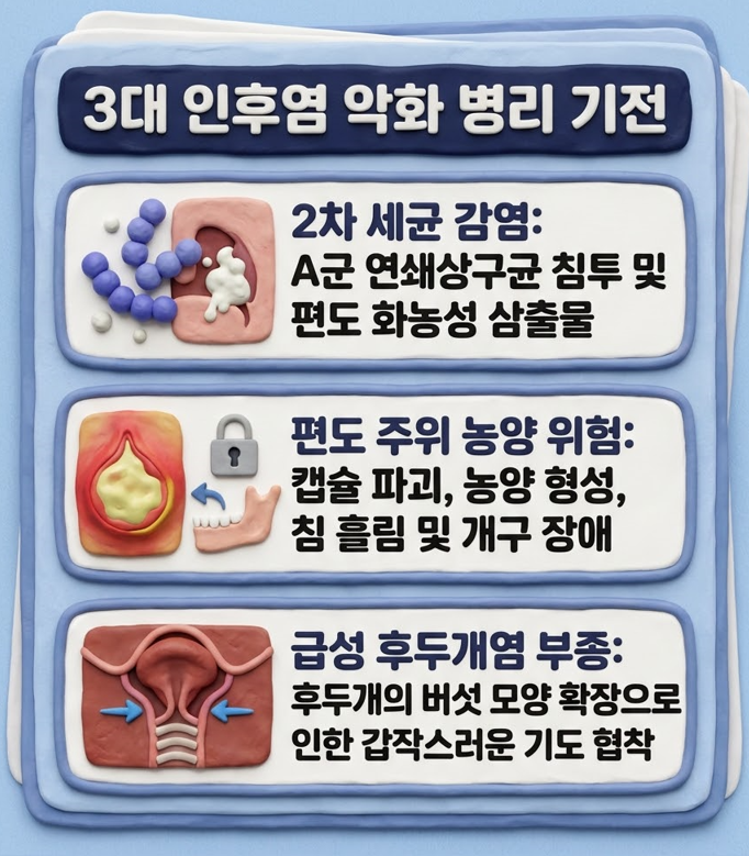 [연천이비인후과] 인후통 약으로만 버티다 3일 넘었다면, 병원 가야 하는 인후염 신호